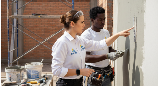 Acompanhamento técnico durante a aplicação